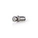 Nedis BNC Connector - Straight, Male, Nickel Plated, 25 pcs - Polybag