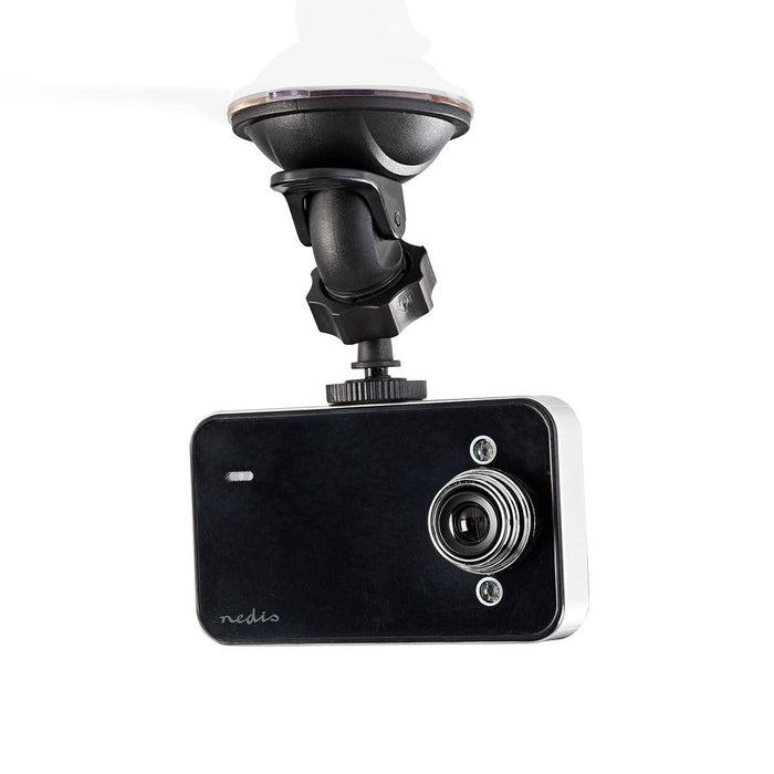 Nedis Dash Cam - 720p@30fps, 3.0 MPixel, 2.4", Motion detection - Black