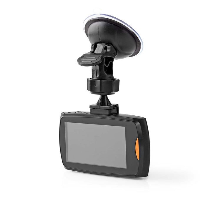 Nedis Dash Cam - 1080p@30fps, 12.0 MPixel, 2.7", Motion detection - Dark Grey