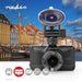 Nedis Dash Cam - 1080p@30fps, 12.0 MPixel, 3.0", Night view - Black / Red