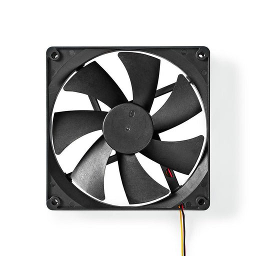 Nedis DC Fan - DC, Fan size: 140 mm, 3-Pin, 24.9 dBA - Black