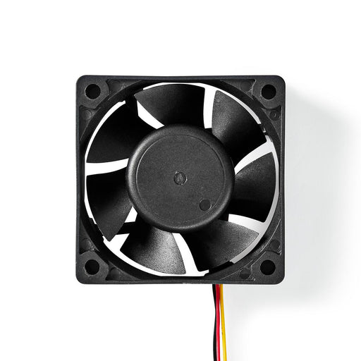 Nedis DC Fan - DC, Fan size: 60 mm, 3-Pin, 32.3 dBA - Black