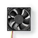 Nedis DC Fan - DC, Fan size: 80 mm, 3-Pin, 35.6 dBA - Black