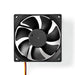 Nedis DC Fan - DC, Fan size: 92 mm, 3-Pin, 26.7 dBA - Black