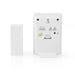 Nedis Wireless Doorbell Set - Battery Powered, 3 V DC, 1x CR2032, 1 Receiver - White