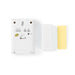 Nedis Wireless Doorbell Set - Battery Powered, 3 V DC, 1x CR2032, 1 Receiver - White