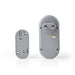 Nedis Wireless Doorbell Set - Mains Powered, 220 - 240 V AC 50 Hz, 1x CR2032, 1 Receiver - Grey / White