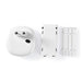 Nedis Wireless Doorbell Set - Mains Powered, 220 - 240 V AC 50 Hz, 1x CR2032, 1 Receiver - White