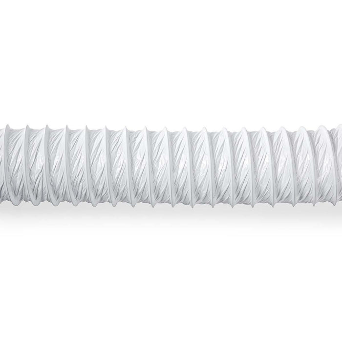 Nedis PVC Air Outlet Hose - 100 mm, 1.50 m, Suitable for: Air Ventilation / Tumble Dryers, Suitable for: Air Ventilation / Tumble Dryers - White