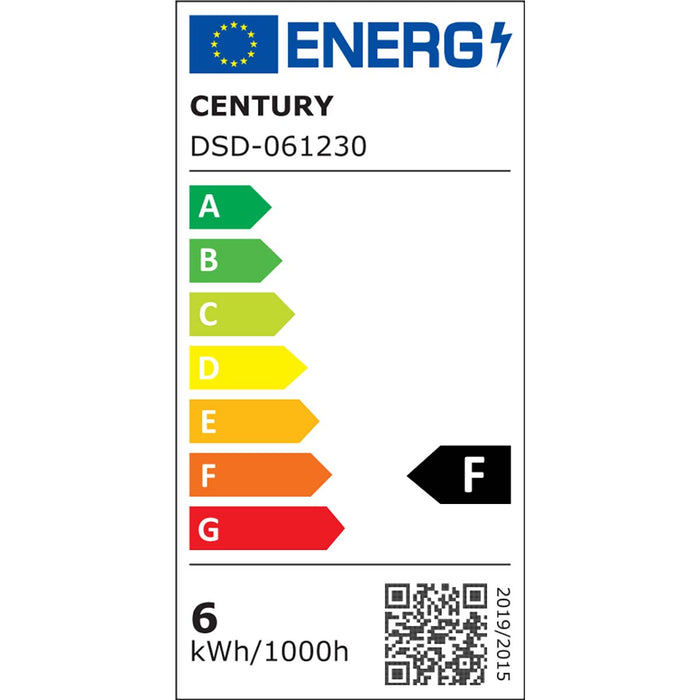 Century LED Lamp GU10 Faretto Spotlight Dicro Shop 90 12° 6.5 W (50W ALO) 500 lm 3000K