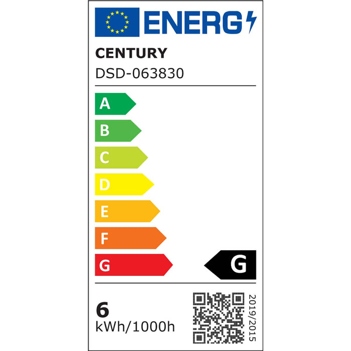 Century LED LAmp GU10 Faretto Spot Dicro Shop 95 6 W (50 W ALO) 440 lm 3000 K