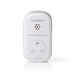 Nedis Carbon Monoxide Alarm - Battery Powered, Battery life up to: 1 year, With pause button, 85 dB - White