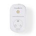 Nedis Carbon Monoxide Alarm - Battery Powered, Battery life up to: 1 year, With pause button, 85 dB - White