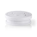 Nedis Smoke Alarm - Battery Powered, Battery life up to: 1 year, EN 14604, ABS - White