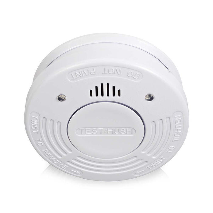 Nedis Smoke Alarm - Battery Powered, Battery life up to: 10 year, EN 14604, ABS - White