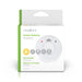 Nedis Smoke Alarm - Battery Powered, Battery life up to: 10 year, EN 14604, ABS - White