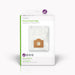 Nedis Vacuum Cleaner Bag - 4 pcs, Synthetic, Most sold for: Rowenta RB - RS, Most sold for: Rowenta RB - RS - White