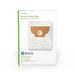 Nedis Vacuum Cleaner Bag - 4 pcs, Synthetic, Most sold for: Electrolux, Most sold for: Electrolux - White