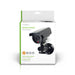 Nedis Dummy Security Camera - Bullet, IP44, Battery Powered / Solar Powered, Including wall mount - Black