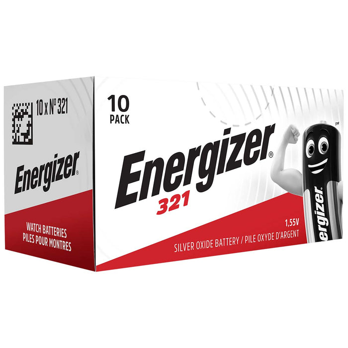 Energizer Silver-Oxide Battery SR65 - 1.55 V DC, 15 mAh, 1-Pack, Watch - Silver