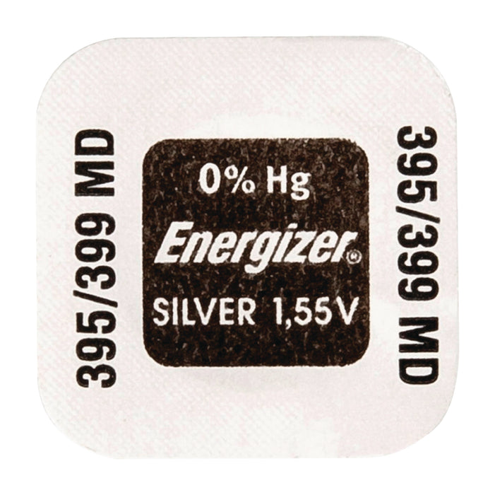 Energizer Silver-Oxide Battery SR57 - 1.55 V DC, 51 mAh, 1-Pack, Watch - Silver