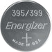 Energizer Silver-Oxide Battery SR57 - 1.55 V DC, 51 mAh, 1-Pack, Watch - Silver