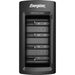 Energizer NiMH Battery Charger AA / AAA - 1.2 / 9 V DC, Trickle charging, French / Type C (CEE 7/16), Battery type: AA / AAA / C / D / E-Block - Black