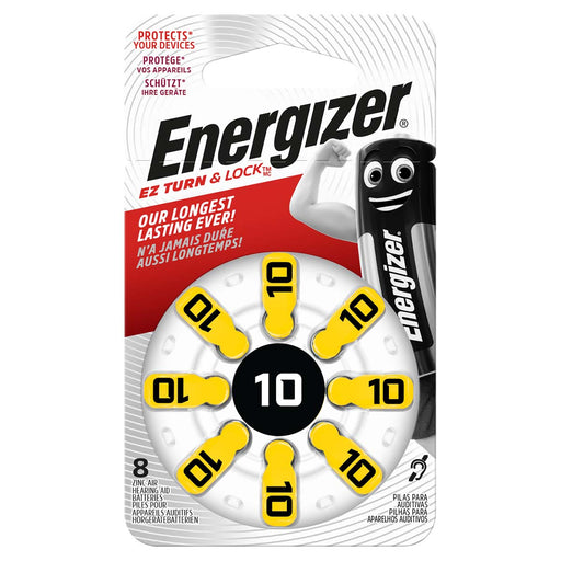 Energizer Zinc-Air Battery PR70 - 1.4 V DC, 92 mAh, Number of batteries: 8 pcs, Hearing Aid - Silver