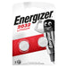 Energizer Lithium Button Cell Battery CR2032 - 3 V DC, 235 mAh, 2-Blister, 2-Blister - Silver