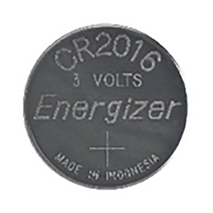 Energizer Lithium Button Cell Battery CR2016 - 3 V DC, 100 mAh, 2-Blister, 2-Blister - Silver