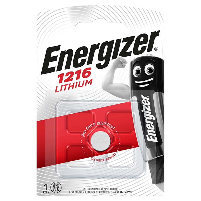 Energizer Lithium Button Cell Battery CR1216 3 V 1-Blister