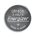 Energizer Lithium Button Cell Battery CR1616 - 3 V DC, 60 mAh, 1-Blister, 1-Blister - Silver