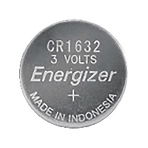 Energizer Lithium Button Cell Battery CR1632 - 3 V DC, 130 mAh, Precharged, Various Devices - Silver