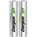 Energizer Rechargeable NiMH Battery AAA - 1.2 V DC, 700 mAh, Precharged, Precharged - 2-Blister