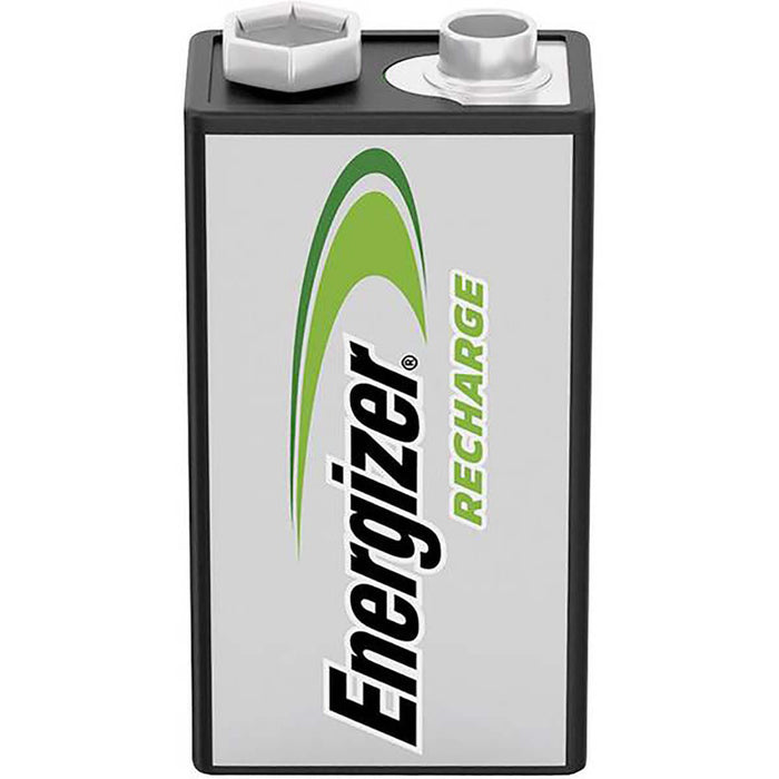 Energizer Rechargeable NiMH Battery E-Block - 8.4 V DC, 175 mAh, Precharged, 6HR61 - Silver