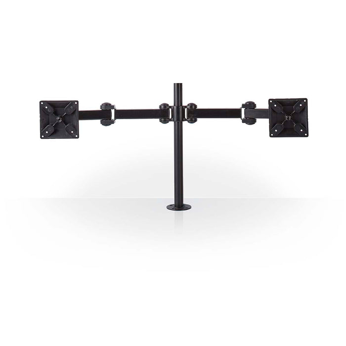 Nedis Desk Monitor Mount - 2 Screen(s), 14-24", 75x75 / 100x100, 75x75 / 100x100 - Full Motion