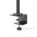 Nedis Desk Monitor Mount - 2 Screen(s), 14-24", 75x75 / 100x100, 75x75 / 100x100 - Full Motion