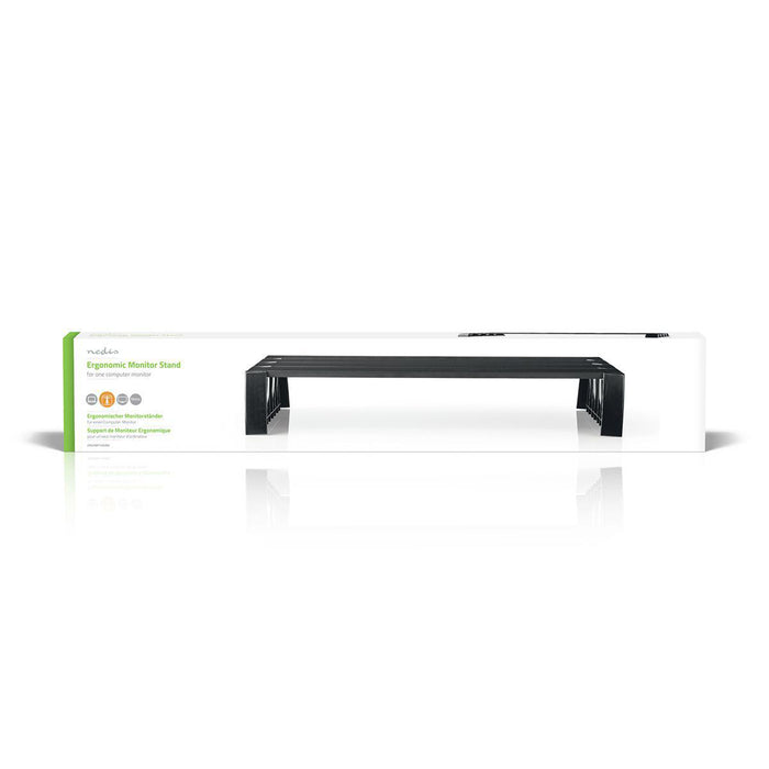 Nedis Monitor Stand - Ergonomics: Yes, Maximum carrying capacity: 16 kg, Universal, Universal - Adjustable height: No