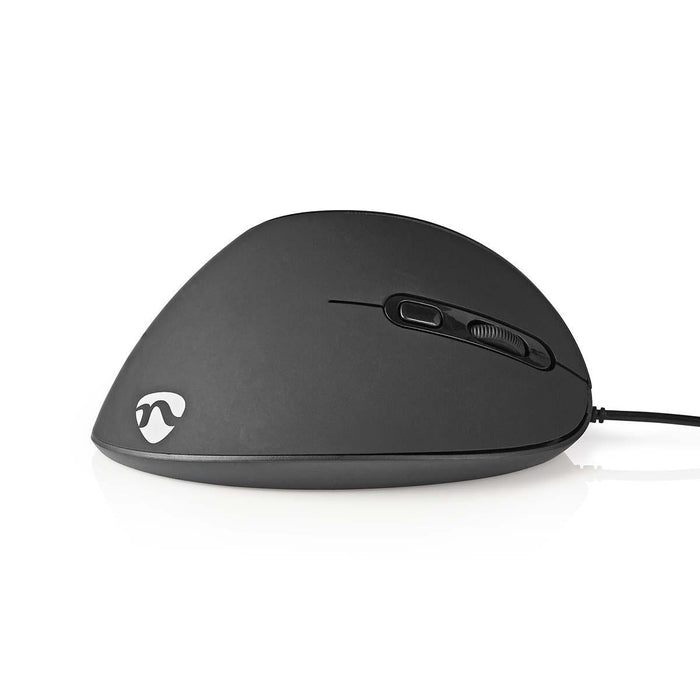 Nedis Wired Mouse - DPI: 1200 / 1800 / 2400 / 3600 dpi, Adjustable DPI, Number of buttons: 6, Right-Handed - 1.60 m