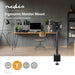 Nedis Desk Monitor Mount - 1 Screen(s), 14-24", 75x75 / 100x100, 75x75 / 100x100 - Full Motion