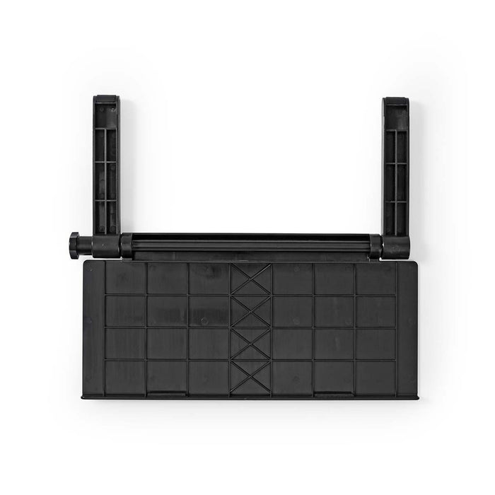 Nedis Screen Top Shelf - Used for: Desktop / Notebook, Max. carrying capacity: 6 kg, Black, Black - Plastic