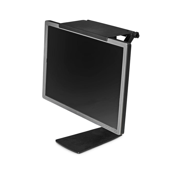 Nedis Screen Top Shelf - Used for: Desktop / Notebook, Max. carrying capacity: 6 kg, Black, Black - Plastic