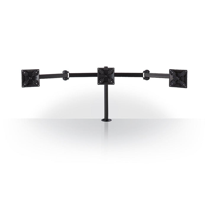 Nedis Desk Monitor Mount - 3 Screen(s), 14-24", 75x75 / 100x100, 75x75 / 100x100 - Full Motion