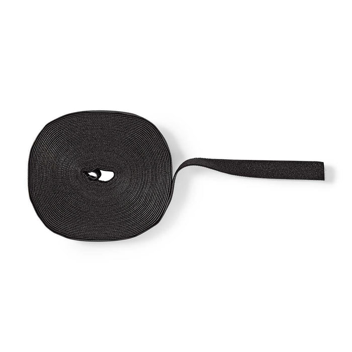 Nedis Cable binder - Velcro Cable Binder - 1x Hook-And-Loop Roll - Black, 