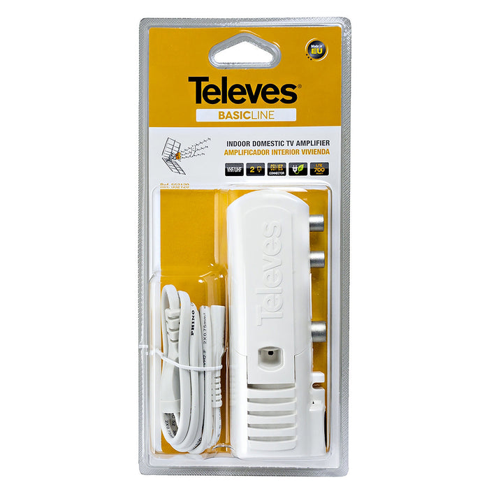 TelevÃ©s CATV Amplifier 22 dB 47-694 MHz 2 Outputs