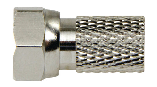 TelevÃ©s F-Connector 2.5 mm Male Silver/Silver