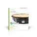 Nedis Crepe Maker - Diameter: 300 mm, 1200 W, Non stick coating, Black - Metal