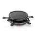 Nedis Gourmet / Raclette - Grill, 6 Persons, Spatula, Non stick coating - Round