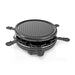 Nedis Gourmet / Raclette - Grill, 6 Persons, Spatula, Non stick coating - Round