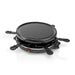 Nedis Gourmet / Raclette - Grill, 6 Persons, Spatula, Non stick coating - Round